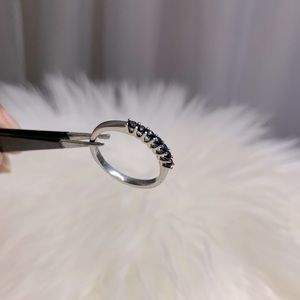 Dainty Blue Stainless Steel Ring